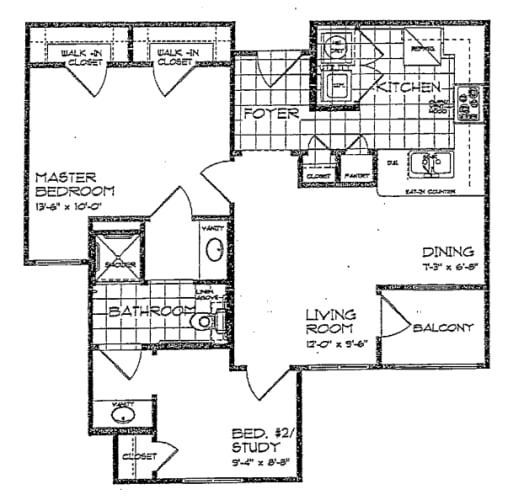 Floor Plans of Claremont in Arlington, TX